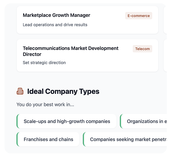 Job search strategy dashboard